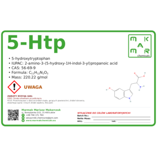 5-HTP, CAS 56-69-9 — etykieta produktu chemicznego