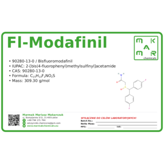 FL-MODAFINIL, CAS 90280-13-0 — etykieta produktu chemicznego