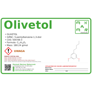 Olivetol, CAS 500-66-3 — etykieta produktu chemicznego