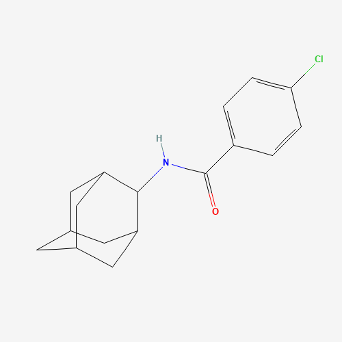 Szkielet 2D Chlodantane, CAS 185384-80-9, wzór C17H20ClNO