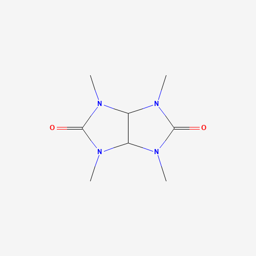 Szkielet 2D Mebicar, CAS 10095-06-4, wzór C8H14N4O2