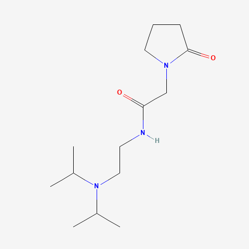 Szkielet 2D Pramiracetam, CAS 68497-62-1, wzór C14H27N3O2